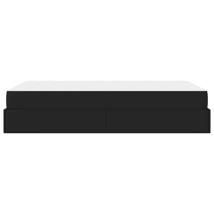 Cadru de pat cu saltea Altele 2 pcs Negru PVC - WALTI WALTI