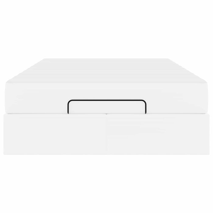 Cadru de pat cu saltea Altele 2 pcs Alb PVC WALTI