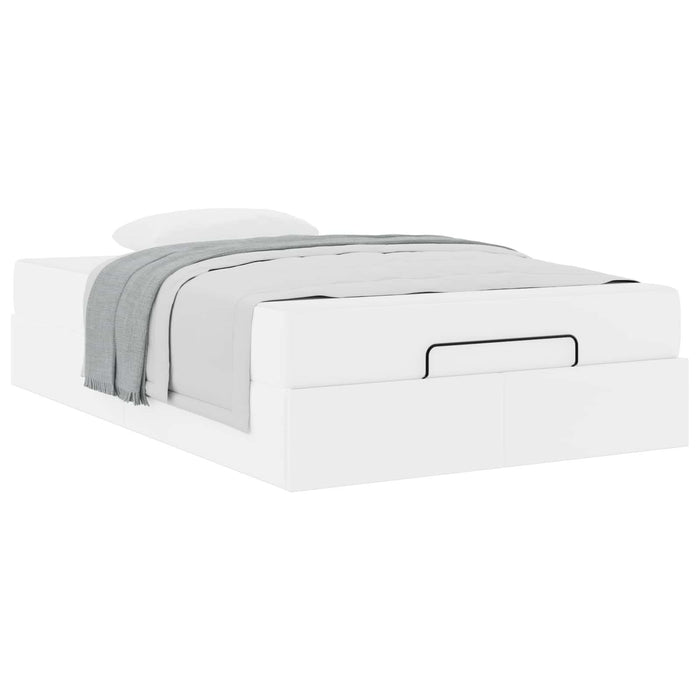 Cadru de pat cu saltea Altele 2 pcs Alb PVC WALTI