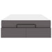Cadru de pat cu saltea Altele 2 pcs Gri PVC - WALTI WALTI