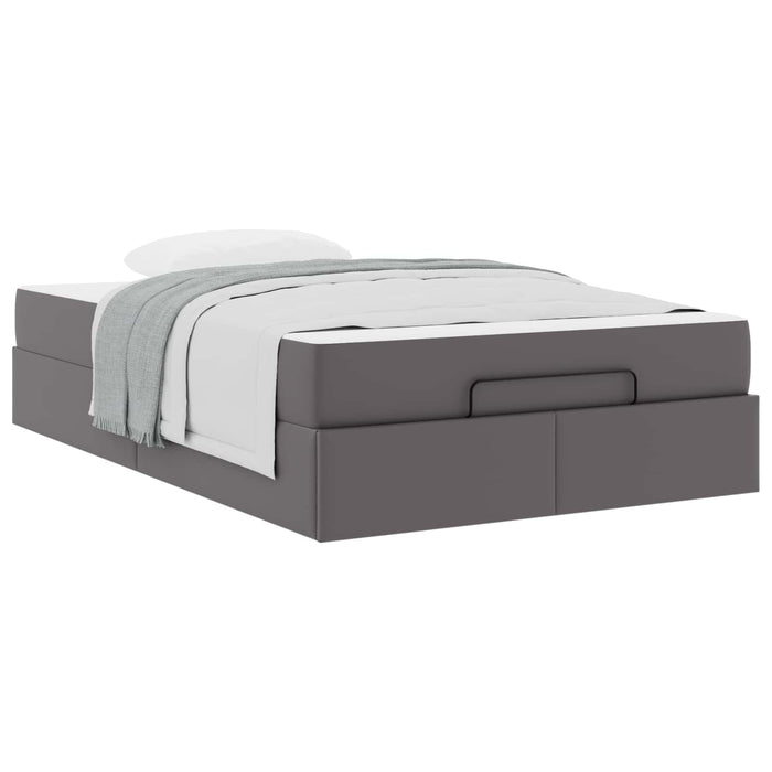 Cadru de pat cu saltea Altele 2 pcs Gri PVC - WALTI WALTI