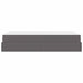 Cadru de pat cu saltea Altele 2 pcs Gri PVC - WALTI WALTI
