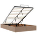 Cadru de pat cu saltea Altele 2 pcs Cafeniu PVC - WALTI WALTI