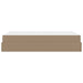 Cadru de pat cu saltea Altele 2 pcs Cafeniu PVC - WALTI WALTI