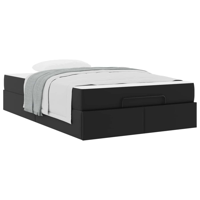 Cadru de pat cu saltea Altele 2 pcs Negru PVC - WALTI WALTI