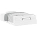Cadru de pat cu saltea Altele 2 pcs Alb PVC - WALTI WALTI