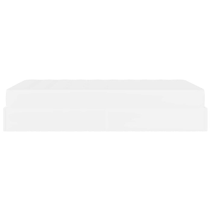 Cadru de pat cu saltea Altele 2 pcs Alb PVC - WALTI WALTI