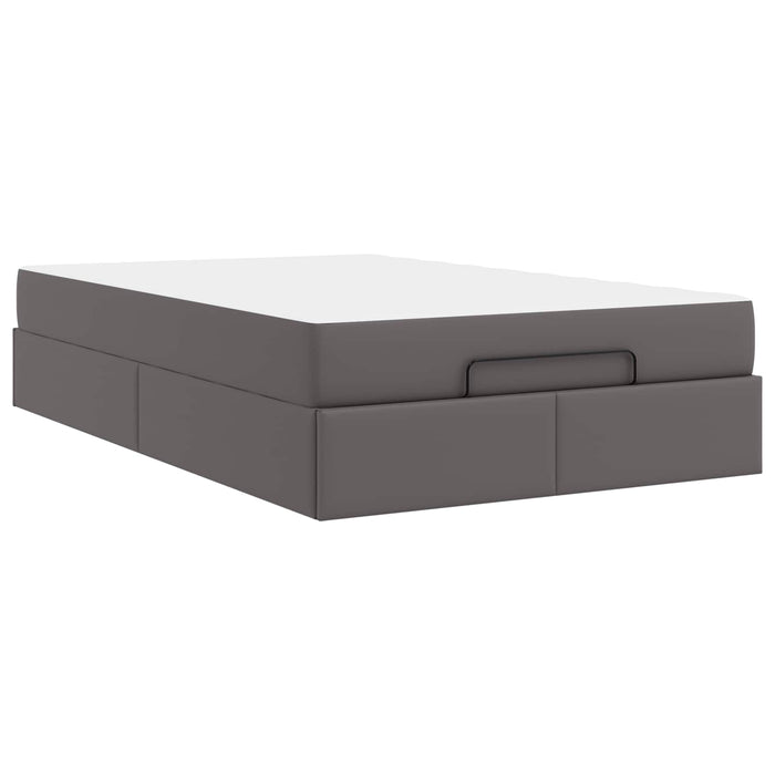 Cadru de pat cu saltea Altele 2 pcs Gri PVC - WALTI WALTI