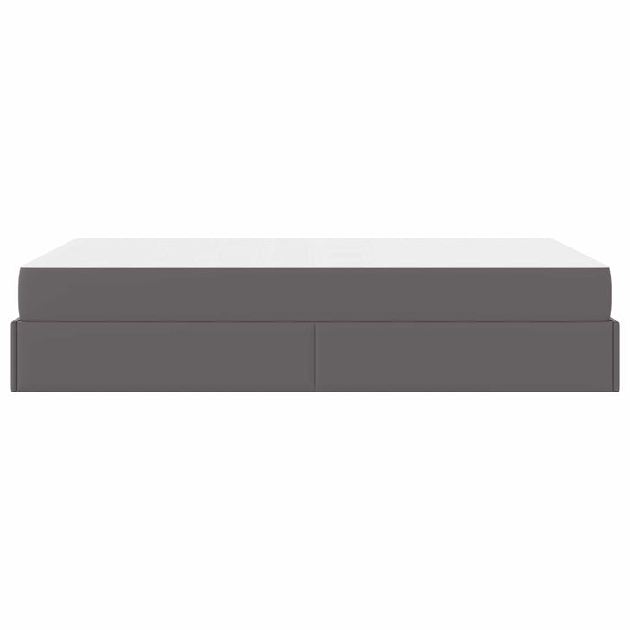 Cadru de pat cu saltea Altele 2 pcs Gri PVC - WALTI WALTI