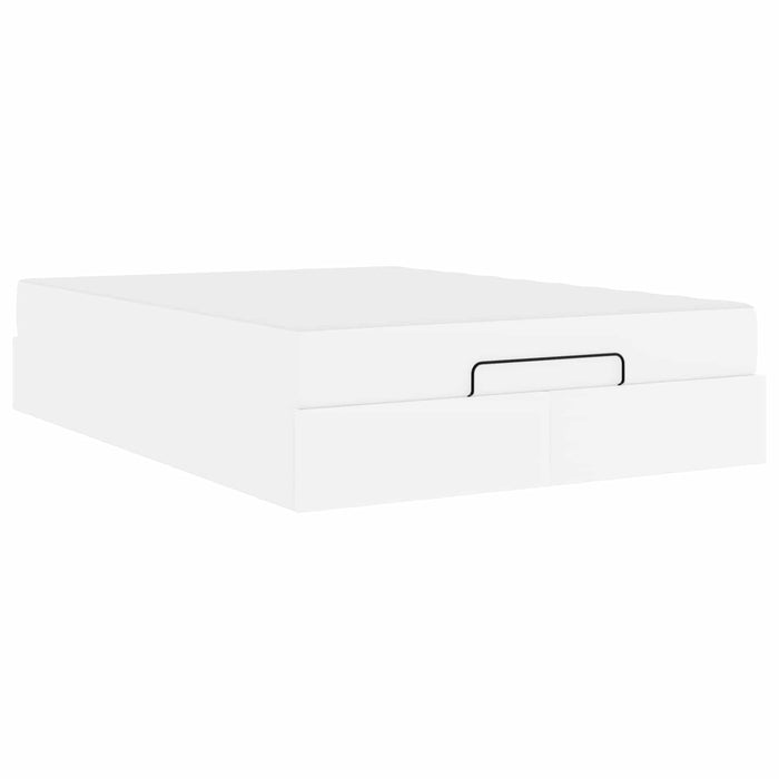 Cadru de pat cu saltea Altele 2 pcs Alb PVC - WALTI WALTI