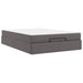 Cadru de pat cu saltea Altele 2 pcs Gri PVC - WALTI WALTI