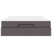 Cadru de pat cu saltea Altele 2 pcs Gri PVC - WALTI WALTI