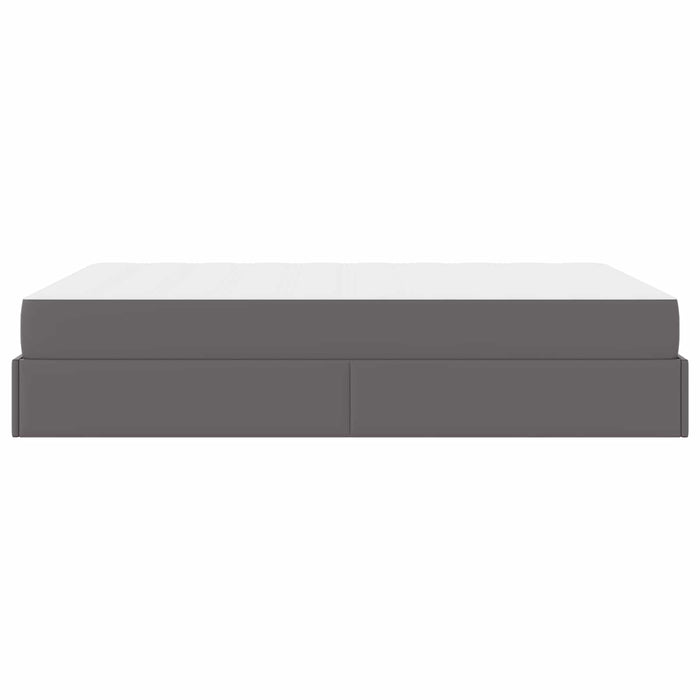 Cadru de pat cu saltea Altele 2 pcs Gri PVC - WALTI WALTI