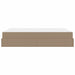 Cadru de pat cu saltea Altele 2 pcs Cafeniu PVC - WALTI WALTI