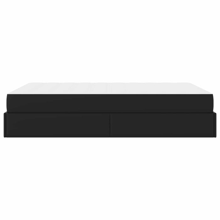 Cadru de pat cu saltea Altele 2 pcs Negru PVC - WALTI WALTI