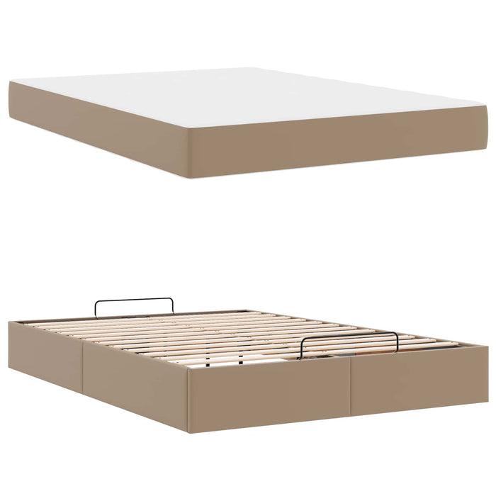 Cadru de pat cu saltea Altele 2 pcs Cafeniu PVC - WALTI WALTI