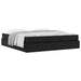 Cadru de pat cu saltea Altele 2 pcs Negru PVC - WALTI WALTI