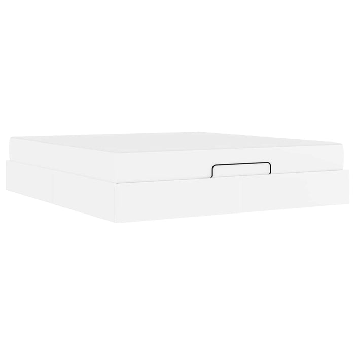 Cadru de pat cu saltea Altele 2 pcs Alb PVC - WALTI WALTI
