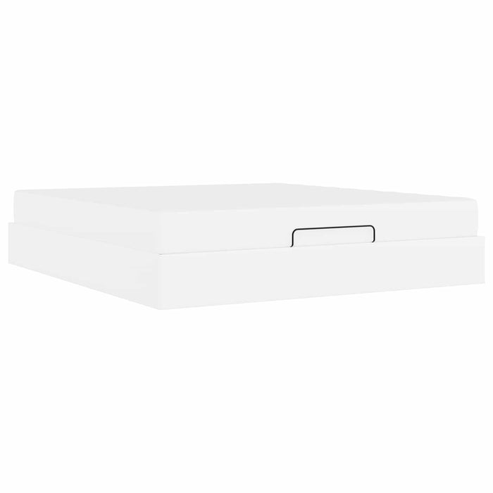 Cadru de pat cu saltea Altele 2 pcs Alb PVC - WALTI WALTI
