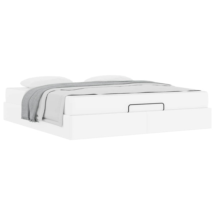 Cadru de pat cu saltea Altele 2 pcs Alb PVC - WALTI WALTI