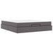 Cadru de pat cu saltea Altele 2 pcs Gri PVC - WALTI WALTI