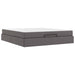 Cadru de pat cu saltea Altele 2 pcs Gri PVC - WALTI WALTI