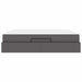 Cadru de pat cu saltea Altele 2 pcs Gri PVC - WALTI WALTI