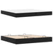 Cadru de pat cu saltea cu saltea 2 pcs Negru PVC - WALTI WALTI