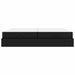Cadru de pat cu saltea cu saltea 2 pcs Negru PVC - WALTI WALTI