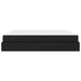 Cadru de pat cu saltea cu saltea 2 pcs Negru PVC - WALTI WALTI