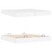 Cadru de pat cu saltea cu saltea 2 pcs Alb PVC - WALTI WALTI