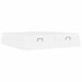 Cadru de pat cu saltea cu saltea 2 pcs Alb PVC - WALTI WALTI