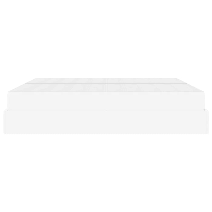 Cadru de pat cu saltea cu saltea 2 pcs Alb PVC - WALTI WALTI