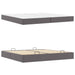 Cadru de pat cu saltea cu saltea 2 pcs Gri PVC - WALTI WALTI