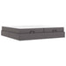 Cadru de pat cu saltea cu saltea 2 pcs Gri PVC - WALTI WALTI
