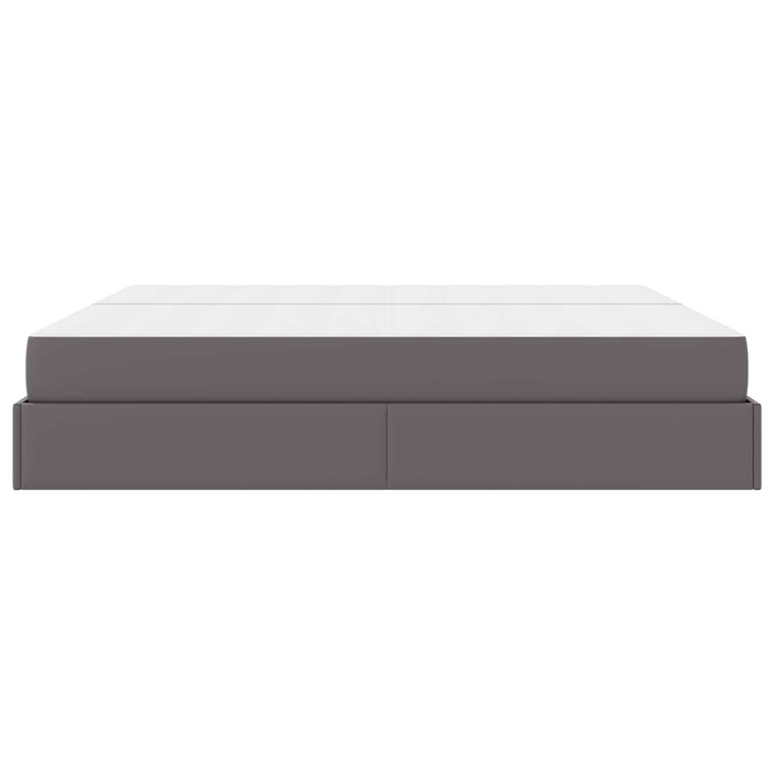 Cadru de pat cu saltea cu saltea 2 pcs Gri PVC - WALTI WALTI