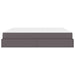 Cadru de pat cu saltea cu saltea 2 pcs Gri PVC - WALTI WALTI