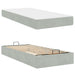 Cadru de pat cu saltea 2 pcs Gri deschis Catifea - WALTI WALTI