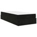 Cadru de pat cu saltea 2 pcs Negru Catifea - WALTI WALTI