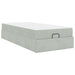 Cadru de pat cu saltea 2 pcs Gri deschis Catifea - WALTI WALTI