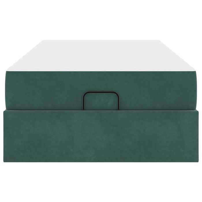 Cadru de pat cu saltea 2 pcs Verde Catifea - WALTI WALTI
