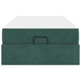 Cadru de pat cu saltea 2 pcs Verde Catifea - WALTI WALTI