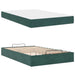 Cadru de pat cu saltea 2 pcs Verde Catifea - WALTI WALTI