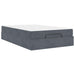 Cadru de pat cu saltea 2 pcs Gri Scurt Catifea - WALTI WALTI