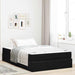 Cadru de pat cu saltea 2 pcs Negru Catifea - WALTI WALTI