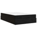 Cadru de pat cu saltea 2 pcs Negru Catifea - WALTI WALTI