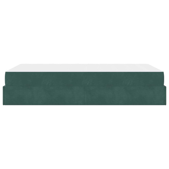 Cadru de pat cu saltea 2 pcs Verde Catifea - WALTI WALTI