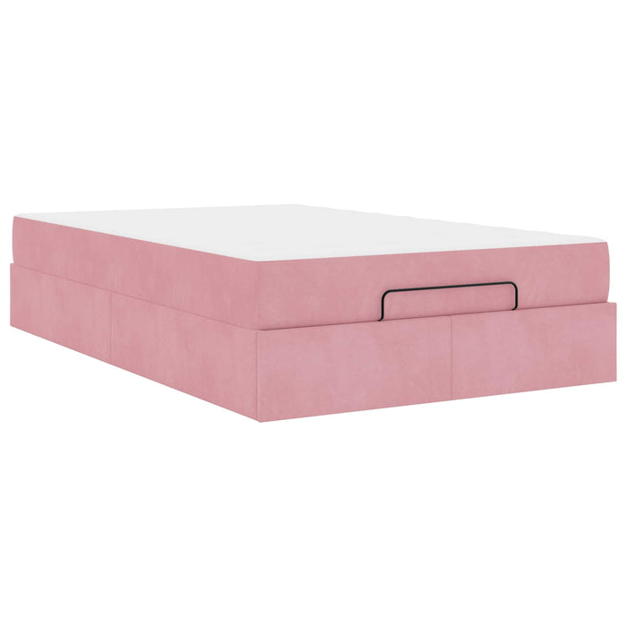 Cadru de pat cu saltea 2 pcs Roz Catifea - WALTI WALTI