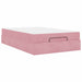 Cadru de pat cu saltea 2 pcs Roz Catifea - WALTI WALTI