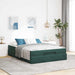 Cadru de pat cu saltea 2 pcs Verde Catifea - WALTI WALTI